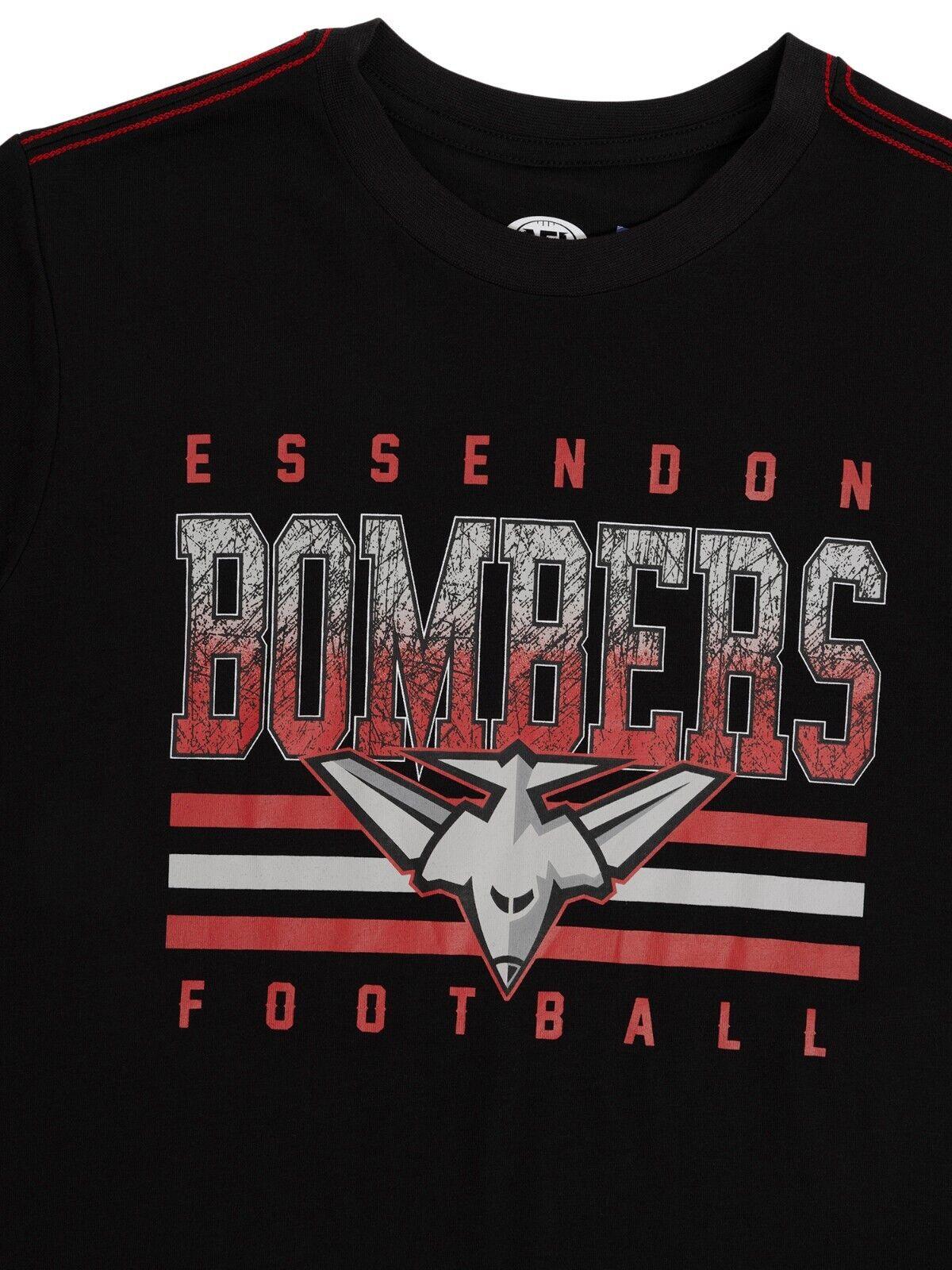AFL Sketch Tee - Essendon Bombers - Youth- Kids - T-Shirt