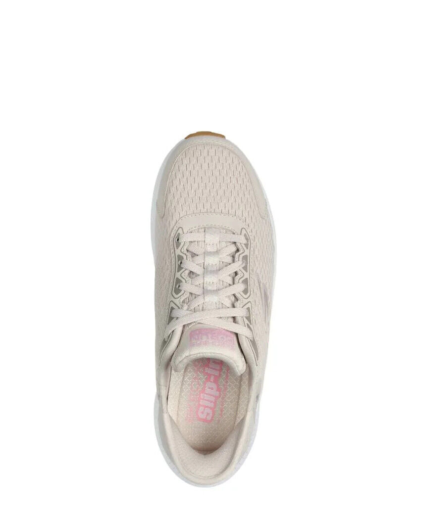 SKECHERS Slip-Ins Go Run Consistent 2.0 Shoe - Endure - Natural/Pink - Womens