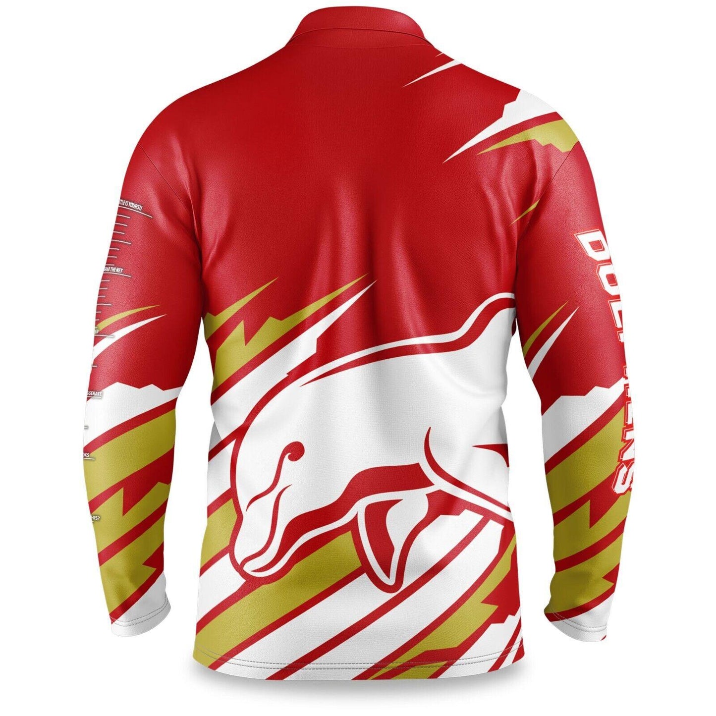NRL 'Ignition' Fishing Shirt - Dolphins - Adult - Mens - Polo
