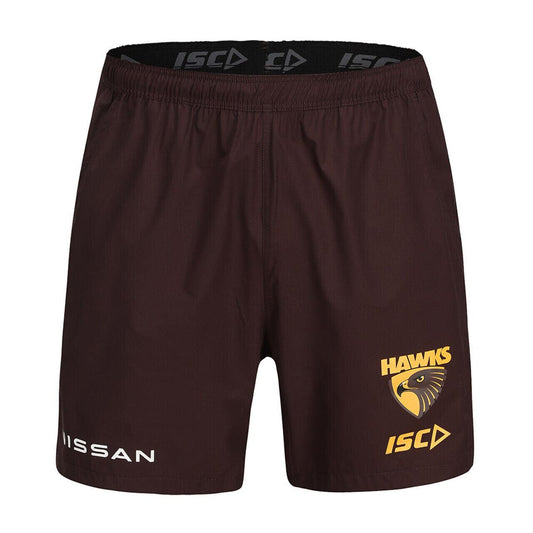 AFL 2024 Training Shorts - Hawthorn Hawks - Adult - Mens