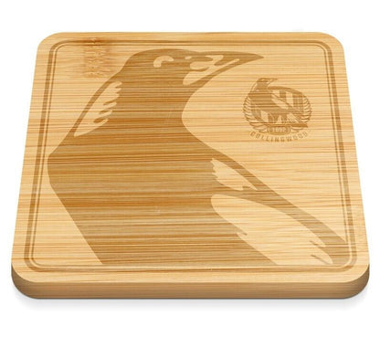 AFL Cheeseboard - Collingwood Magpies - 35 x 35 x 1.5cm - Serving Board