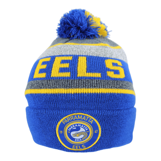 NRL Tundra Beanie - Paramatta Eels - Winter Hat - Adult - OSFM