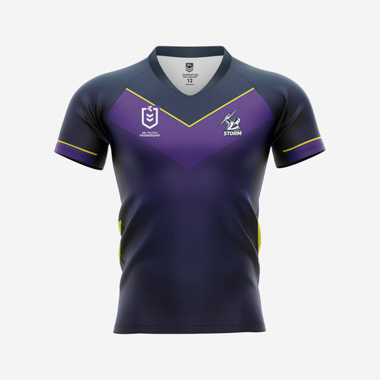 NRL Supporter Jersey - Melbourne Storm - Adult - Mens - BOTTOM LINES