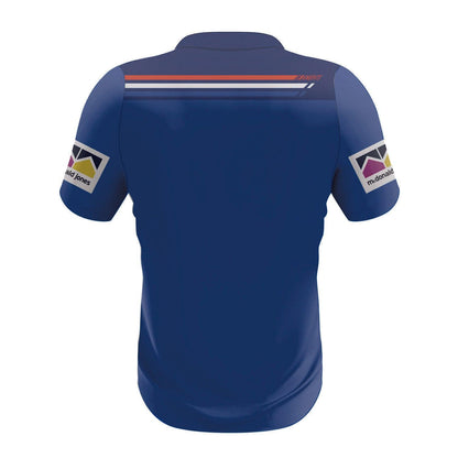 NRL 2024 Media Polo - Newcastle Knights - Navy - Adult