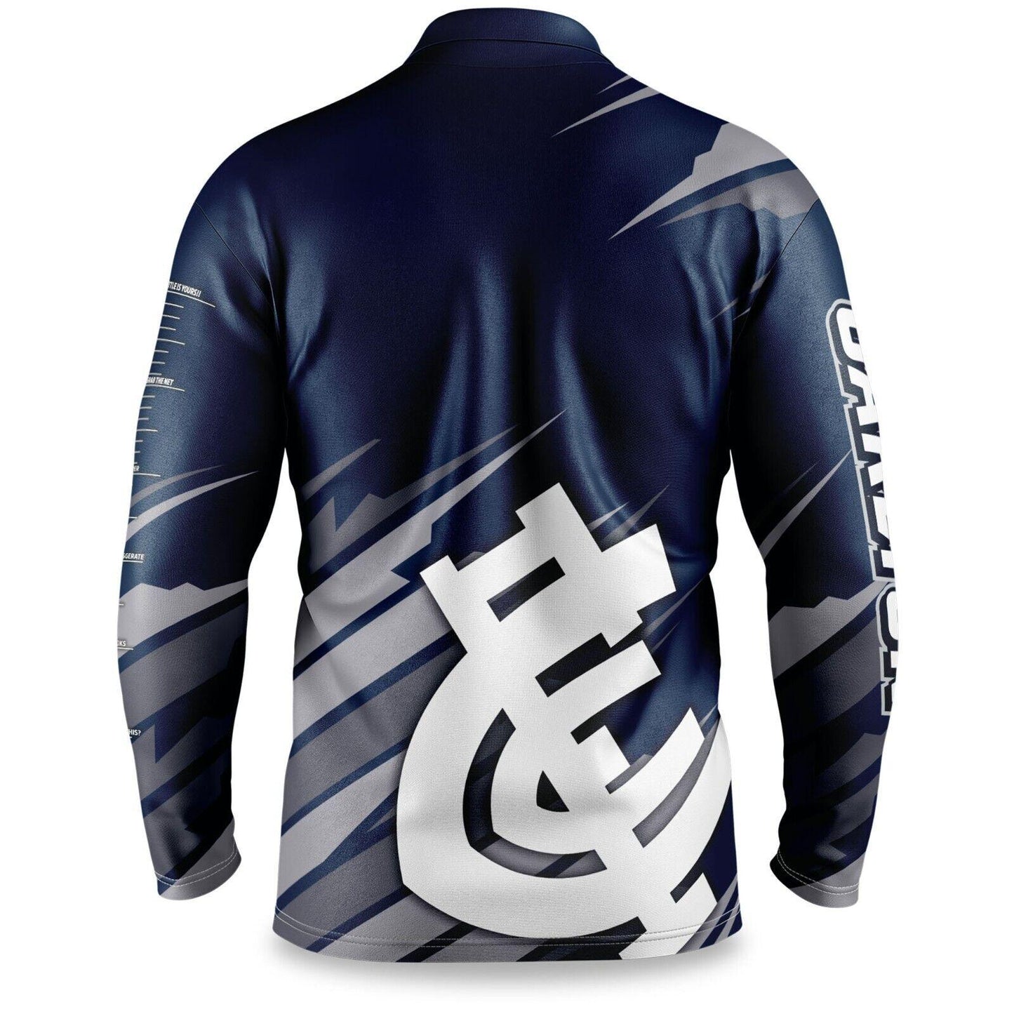 AFL 'Ignition' Fishing Shirt - Carlton Blues - Adult - Mens - Polo