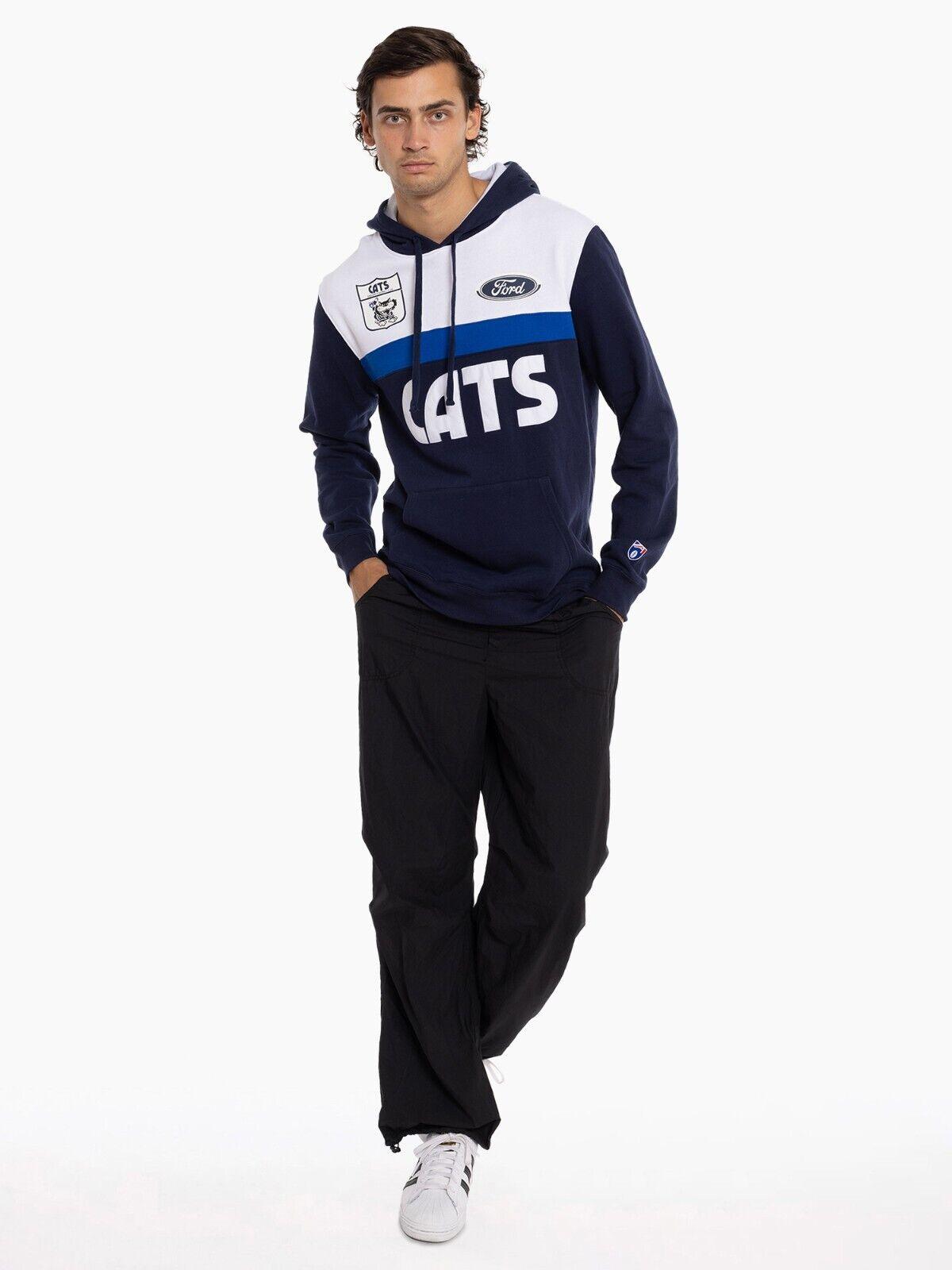 AFL Throwback OTH Hoodie - Geelong Cats - Adult - Hoody - Jumper