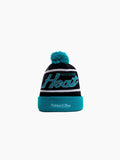 BBL Pom Pom Knit Beanie - Brisbane Heat - Adult - OSFM