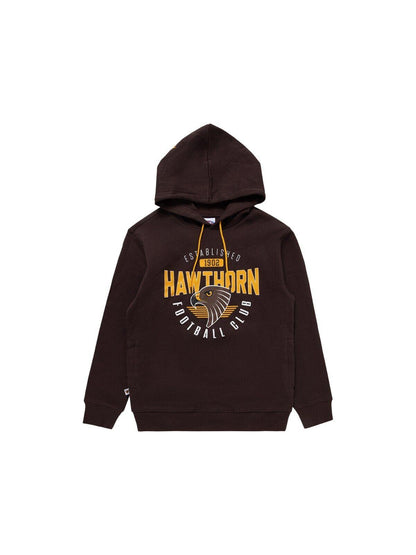 AFL Supporter Hoodie - Hawthorn Hawks - Youth - Kids - Hoody - Jumper