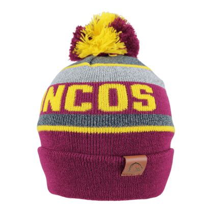 NRL Tundra Beanie - Brisbane Broncos  - Winter Hat - Adult - OSFM