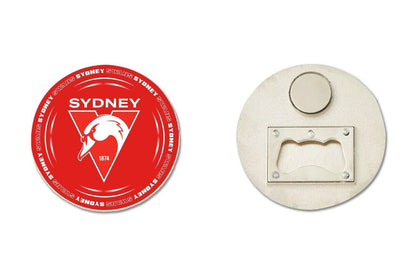 AFL Bottle Opener Magnet - Sydney Swans - Aussie Rules