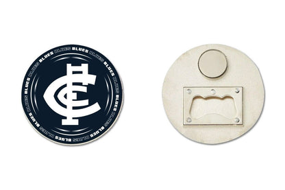 AFL Bottle Opener Magnet - Carlton Blues - Aussie Rules