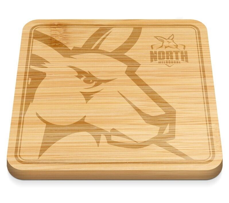 AFL Cheeseboard - North Melbourne Kangaroos - 35 x 35 x 1.5cm - Serving Board