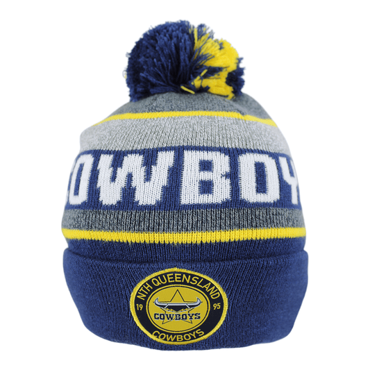 NRL Tundra Beanie - North Queensland Cowboys - Winter Hat - Adult - OSFM