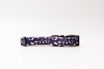 AFL Adjustable Dog Collar - Fremantle Dockers - Small To Large - Strong Durable