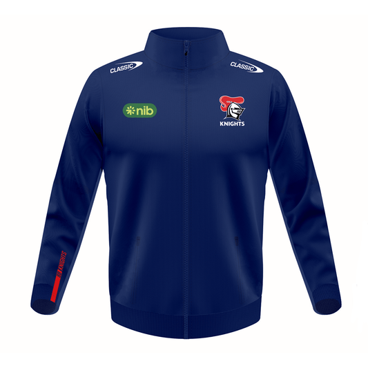 NRL 2024 Softshell Jacket - Newcastle Knights - Navy - Adult