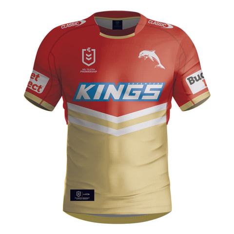 NRL 2024 Home Jersey - Dolphins - Adult - Mens