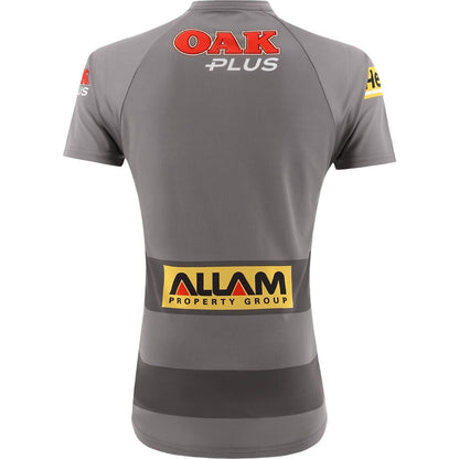 NRL 2025 Training Tee - Penrith Panthers - Grey - Adult - Mens