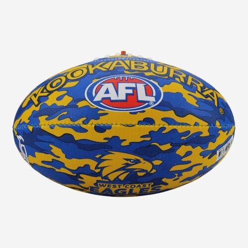 AFL Camo Club Football - West Coast Eagles  - Size 5 - Game Ball