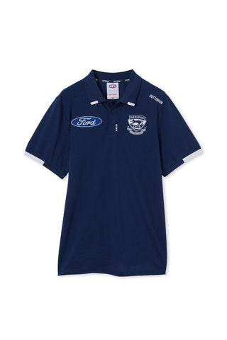 AFL 2024 Media Polo Shirt - Geelong Cats - Adult