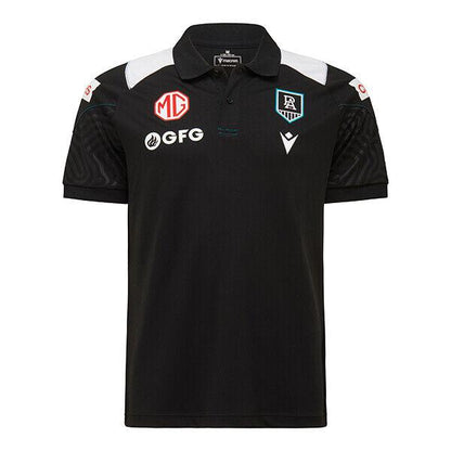 AFL 2024 Travel Polo - Port Adelaide Power - Junior - Youth - Kids - T-Shirt