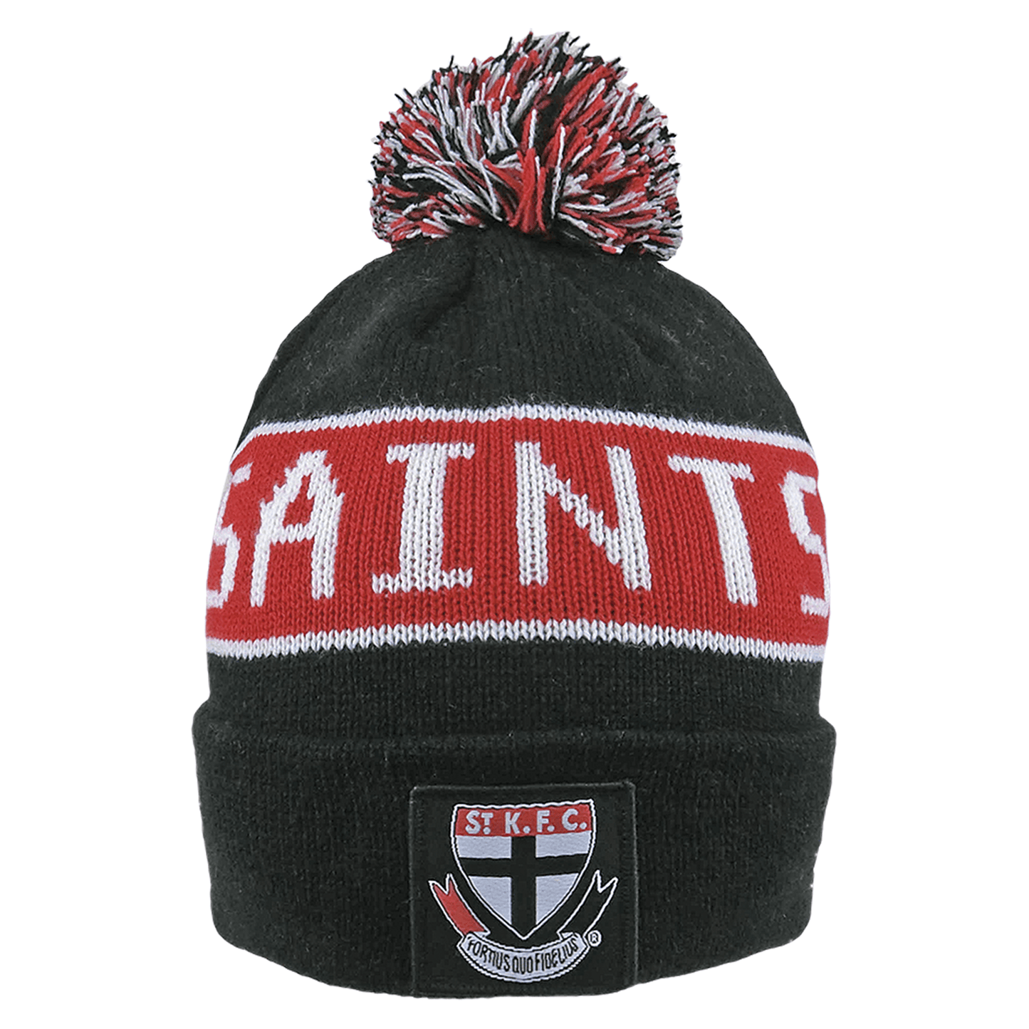 AFL Bar Beanie - St Kilda Saints - Winter Hat - Adult - OSFM