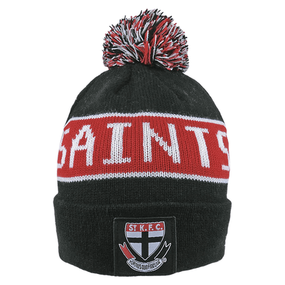 AFL Bar Beanie - St Kilda Saints - Winter Hat - Adult - OSFM