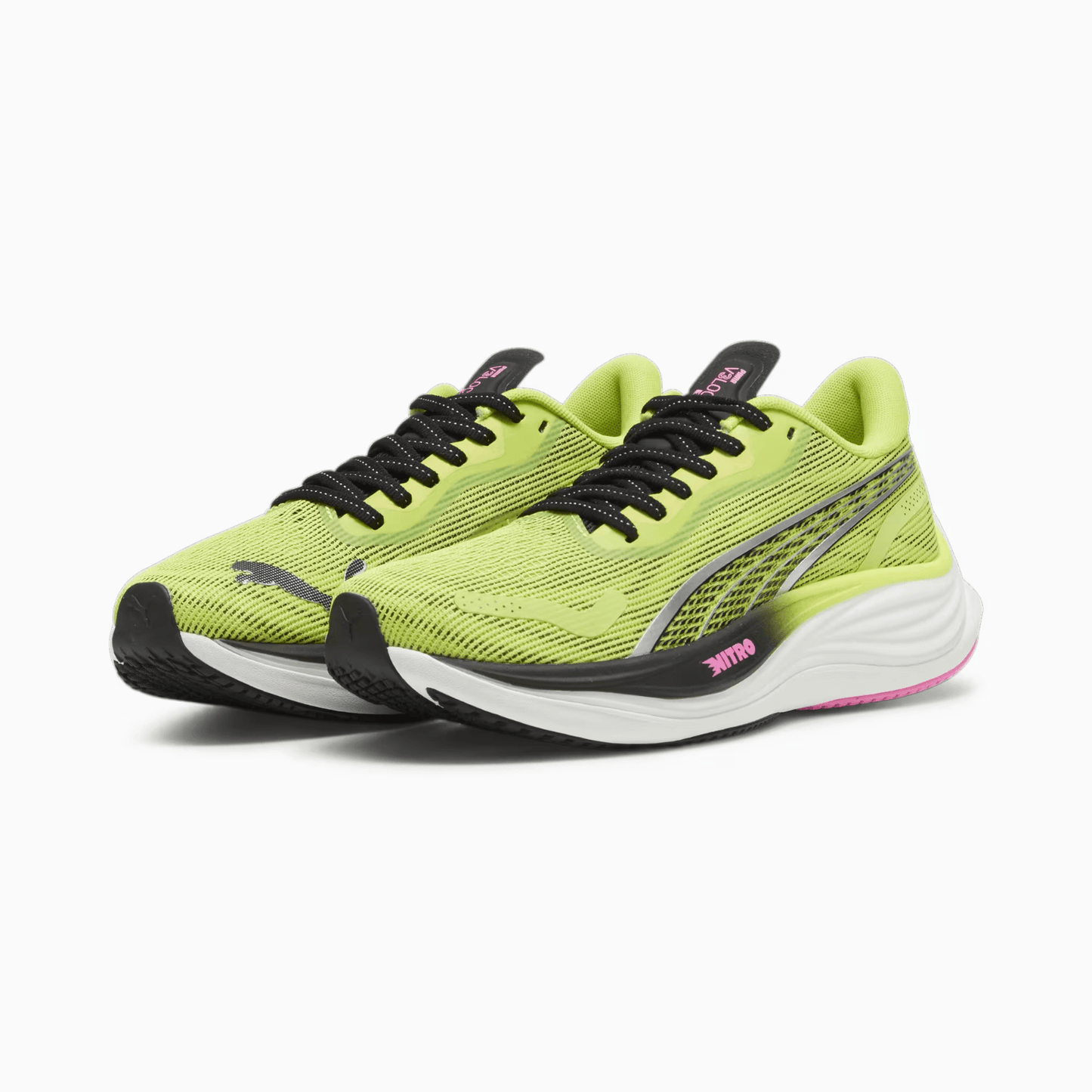 PUMA NITRO 3 Psychedelic Rush Shoe - Lime/Pink -  Womens - Ladies - Running