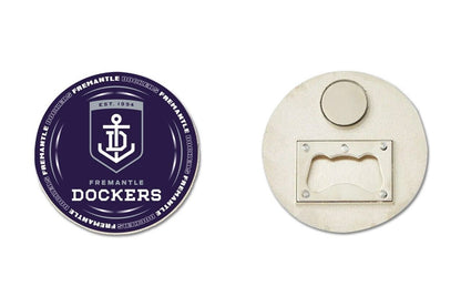 AFL Bottle Opener Magnet - Fremantle Dockers - Aussie Rules