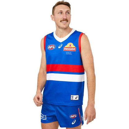 AFL 2023 Home Guernsey - Western Bulldogs - Adult - Aussie Rules - ASICS