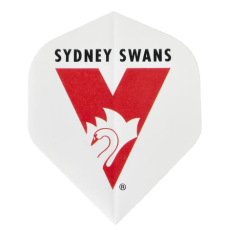 AFL Replacement Dart Flights Set Of 3 - Sydney Swans  - Darts