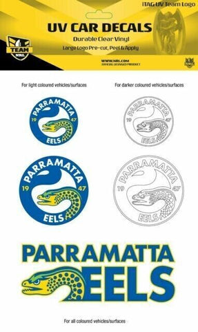 NRL UV Decal Sticker Set - Parramatta Eels - Sticker
