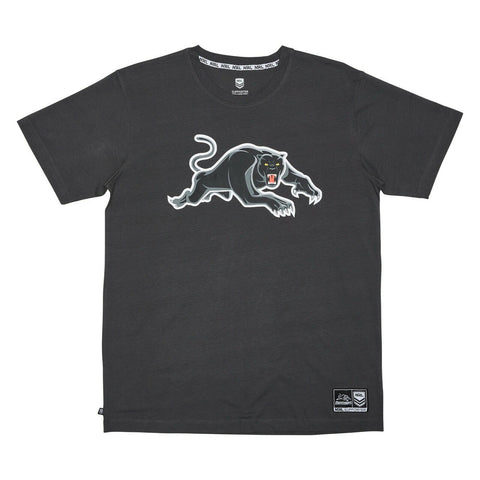 NRL Cotton Logo Tee Shirt - Penrith Panthers - Mens -