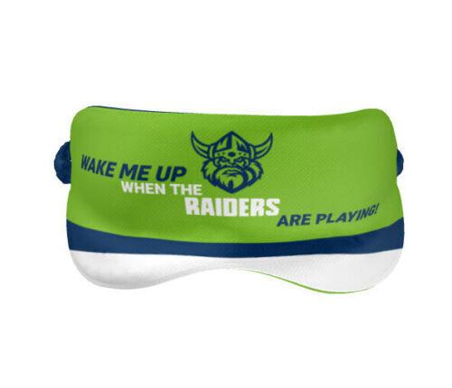 NRL Sleep Mask - Canberra Raiders - Reversible - Washable - One Size