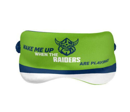 NRL Sleep Mask - Canberra Raiders - Reversible - Washable - One Size