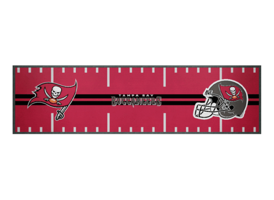 NFL Bar Runner - Tampa Bay Buccaneers - 25x90cm - Rubber Backed