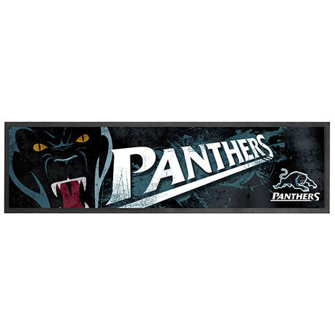 NRL Bar Runner - Penrith Panthers - Bar Mat - Team Logo -