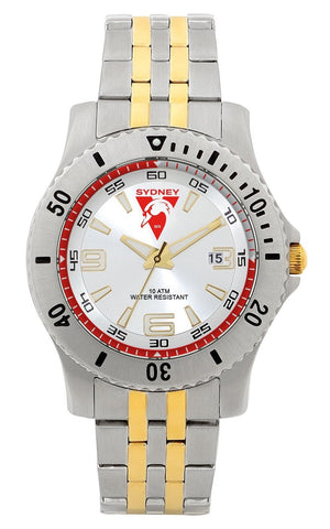 AFL Legends Watch - Sydney Swans - Stainless Steel Band - Box incl.