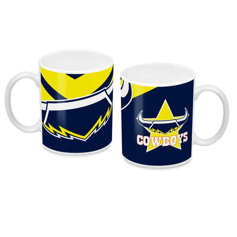 NRL Coffee Mug - North Queensland Cowboys - Drinking Cup - Gift Box