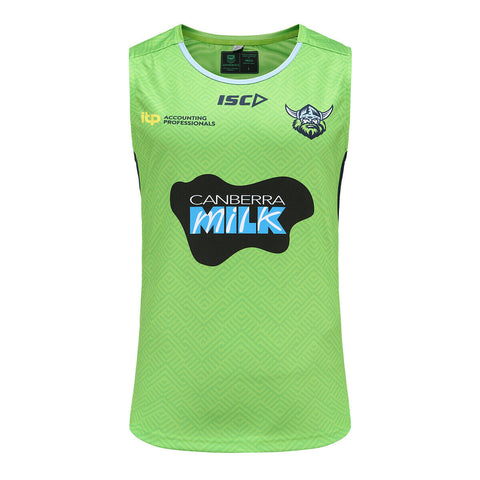 NRL 2021 Training Singlet - Canberra Raiders - Rugby League - Canberra Milk