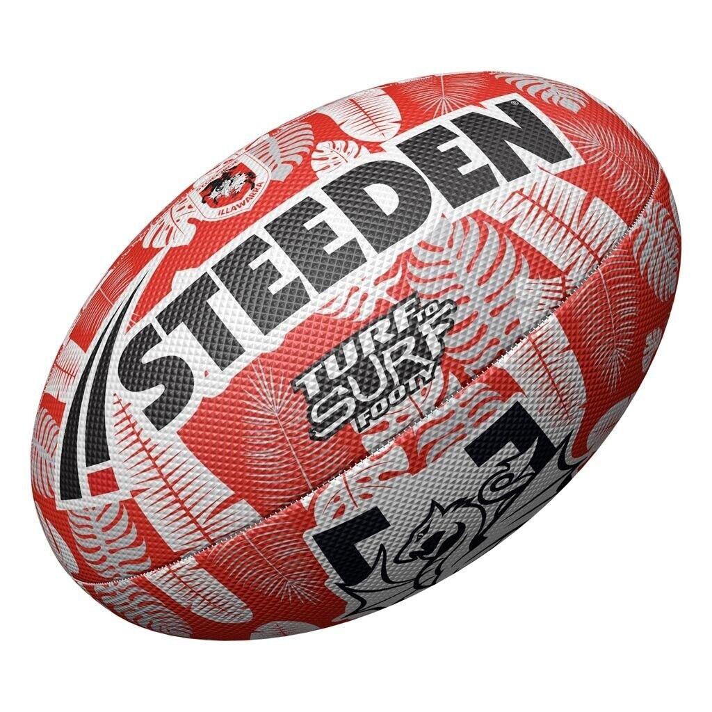 NRL Turf to Surf Football - St George Illawarra Dragons - Ball Size 3