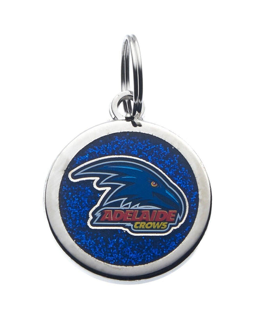 AFL Pet ID Tag - Adelaide Crows - Engravable - 25mm diameter