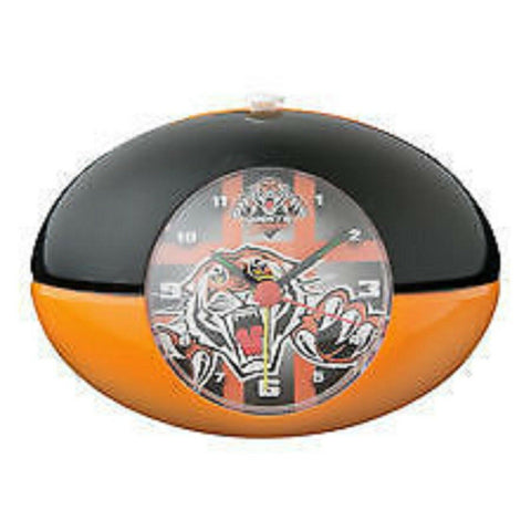 NRL Footy Desk Clock - West Tigers - Gift Box - Rugby League - Football
