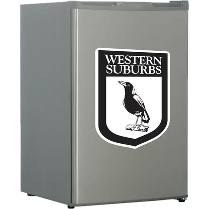 NRL Heritage Fridge Decal Western Suburbs Magpies Team Logo Sticker - 470x350mm