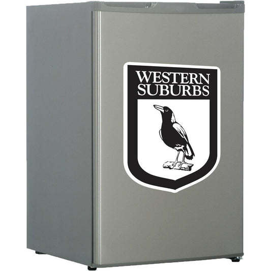 NRL Heritage Fridge Decal Western Suburbs Magpies Team Logo Sticker - 470x350mm