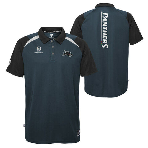 NRL Mens Performance Supporter Polo Shirt - Penrith Panthers