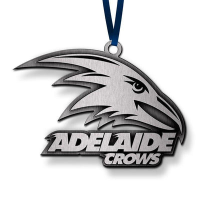 AFL Christmas Metal Ornament - Adelaide Crows - Approx. 70 x 50mm