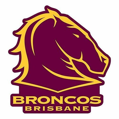 NRL Logo Sticker - Brisbane Broncos - 25cm x 21cm Decal