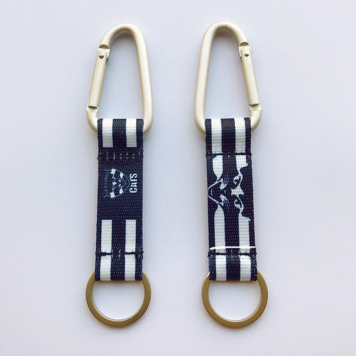 AFL Carabiner Key Ring - Geelong Cats - Keyring - Clip and Ring