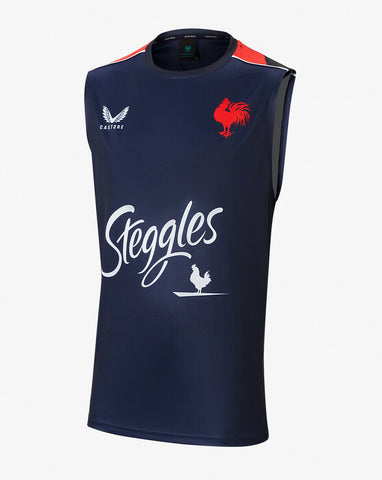 NRL 2022 Training Singlet - Sydney Roosters - Rugby League - Mens - CASTORE