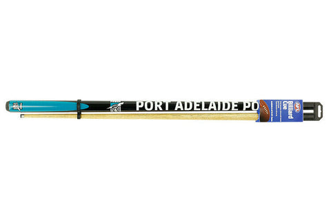 AFL Two Piece Pool Snooker Billiards Cue 57 Inch - Port Adelaide Power